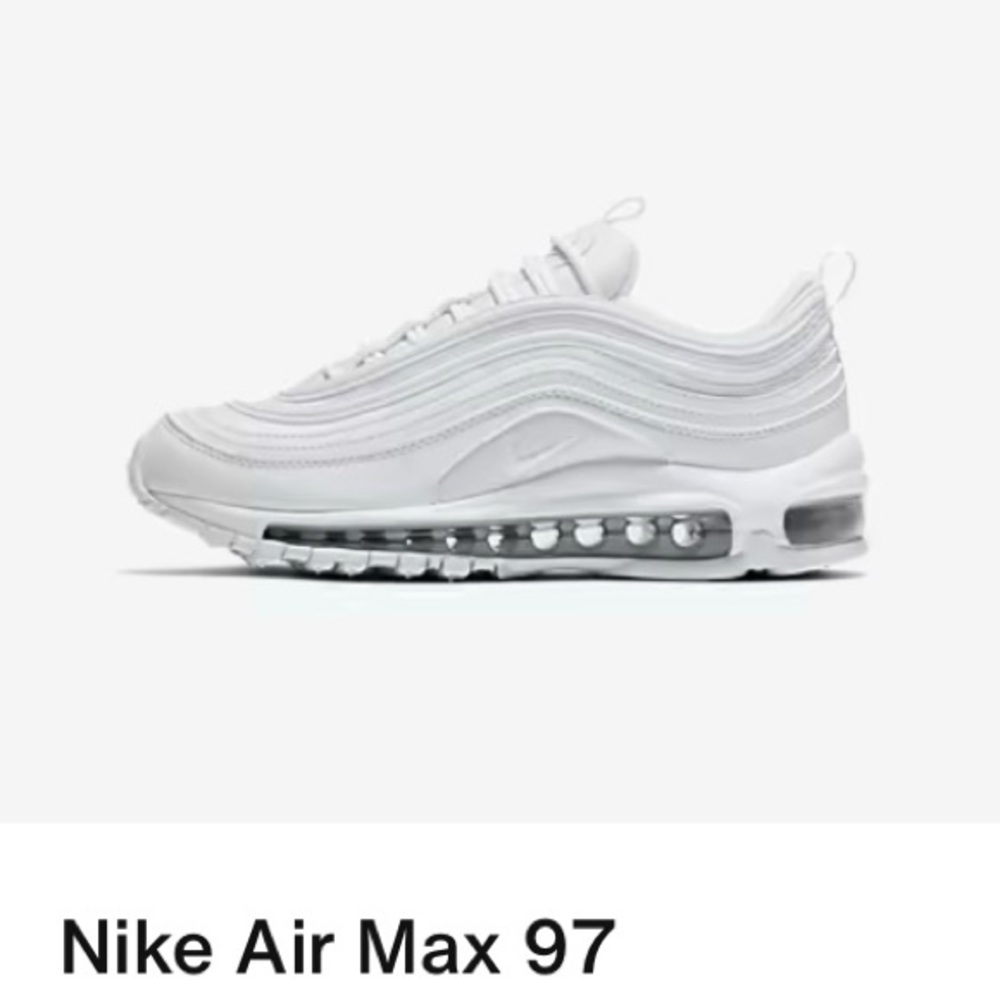 White Nike Air Max 97 - Kids 7Y